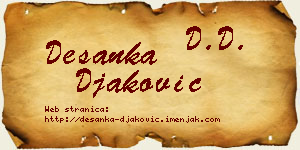 Desanka Đaković vizit kartica